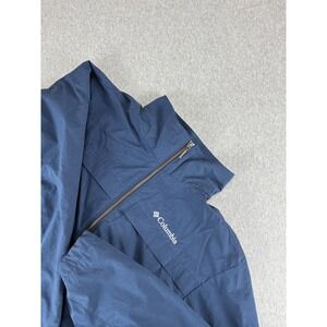 Columbia Jacket Mens M Windbreaker Full Zip Lightweight Blue Leisure Outdoor‎
